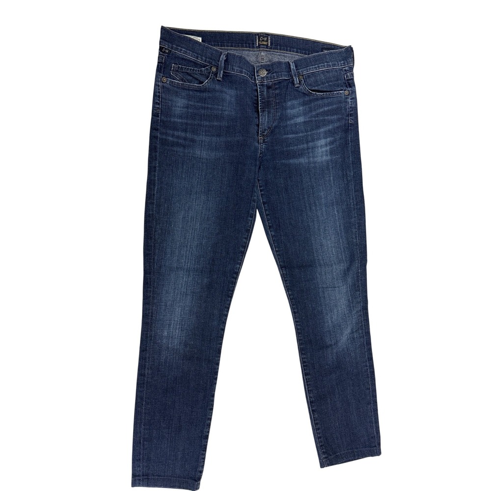 Citizens of Humanity Avedon Low Rise Skinny Jeans Dark Wash Blue Size 30